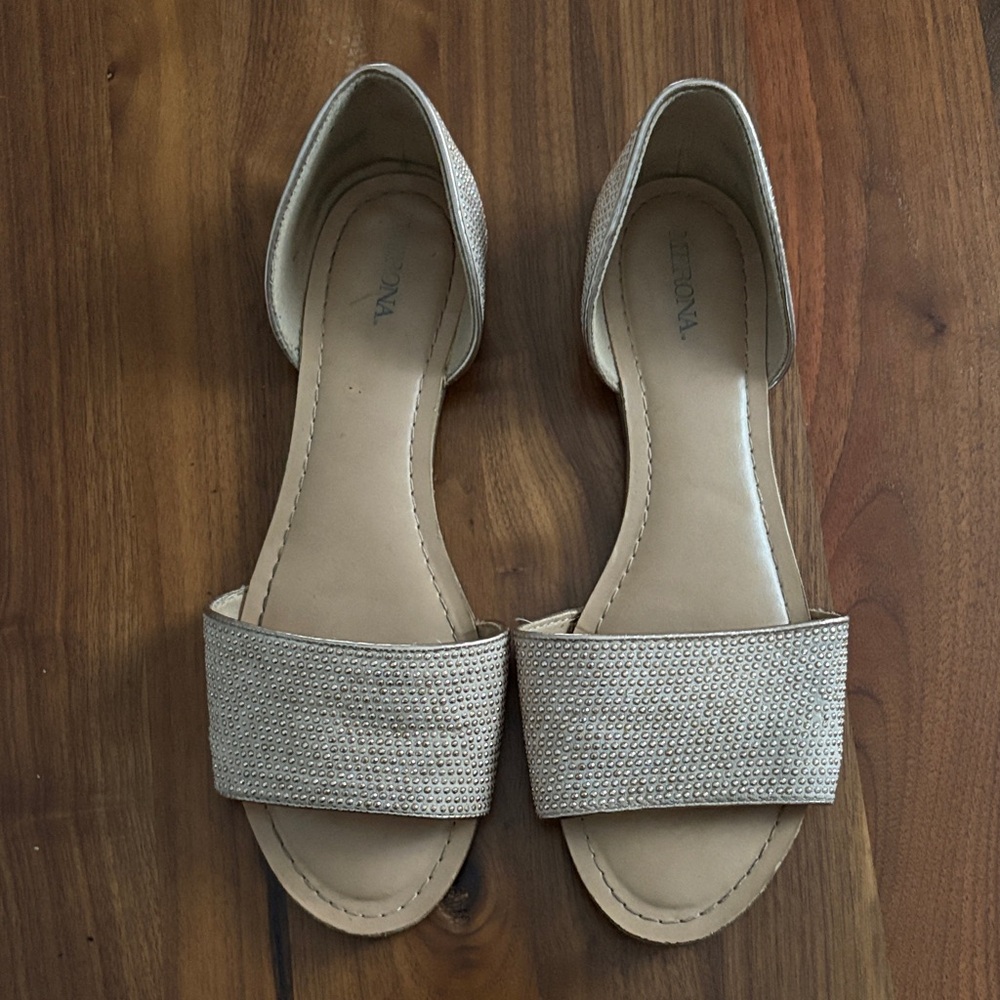 Merona Women's Rose Gold Open-Toe Sandals